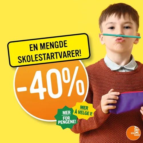 ARK 40% Mengde Skolestartsaker 11.8 14.9